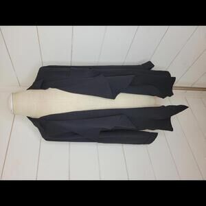 NWT Boutique Oddy black drape open cardigan